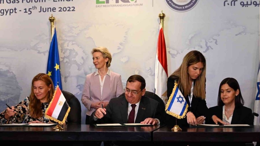 AB, İsrail ve Mısır ile üçlü doğal gaz anlaşması imzaladı