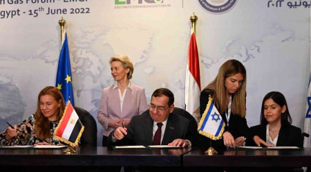 AB, İsrail ve Mısır ile üçlü doğal gaz anlaşması imzaladı