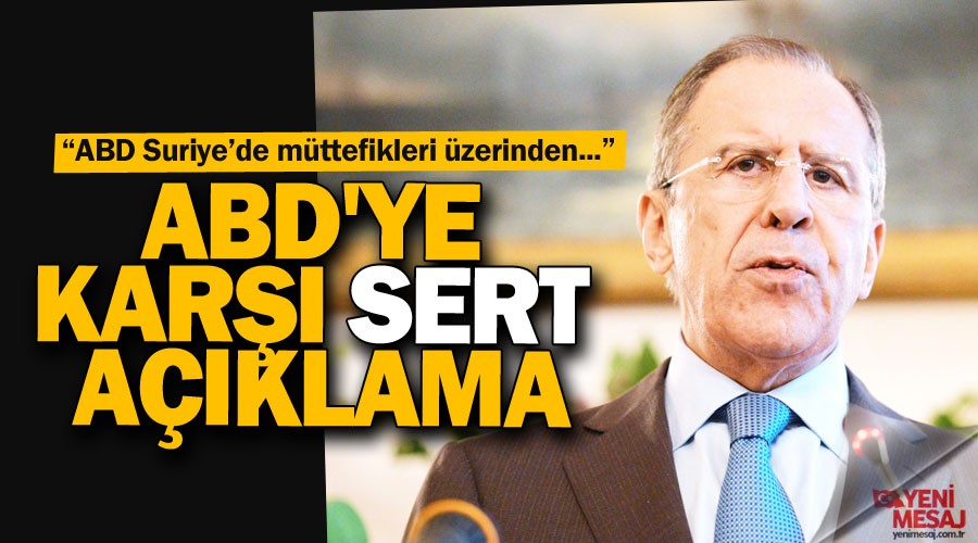 ABD'ye kar�� sert a��klama