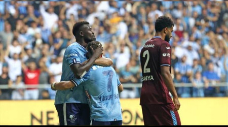 Adana Demirspor Trabzonspor'u tek golle uğurladı