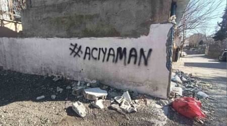 Adyaman, acsn duvarlara yazd: 'Acyaman'