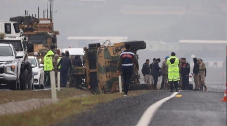 Ağrı'da askeri araç şarampole devrildi: 2 şehit