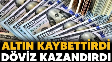 Altn kaybettirdi, dviz kazandrd