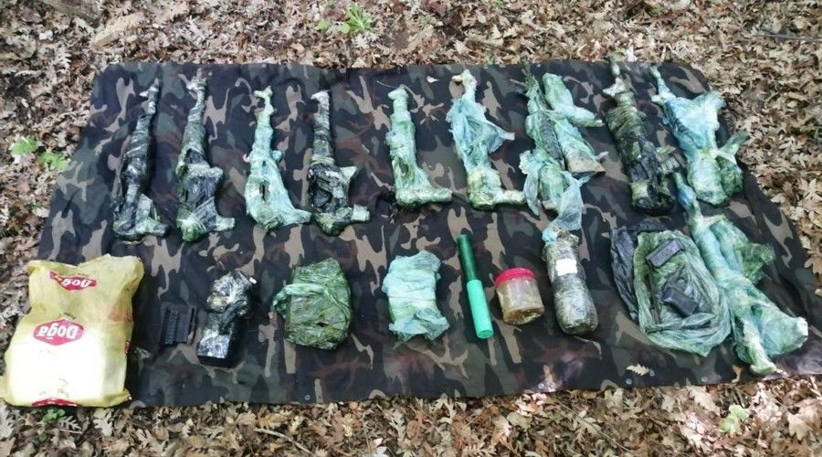 Amanos Dağları'ndaki PKK yer altı deposu