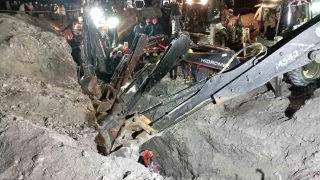 Amasya'daki göçükte hayatını kaybeden 2 kişinin cenazeleri çıkarıldı