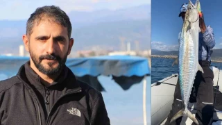 Amatör balıkçı oltayla 8.5 kiloluk balık yakaladı
