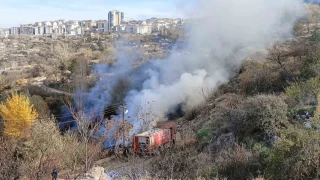Ankara'da p yangn kontrol altna alnd