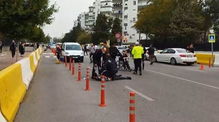 Antalya'da tekerlek sandalyeli eski enişte dehşet saçtı