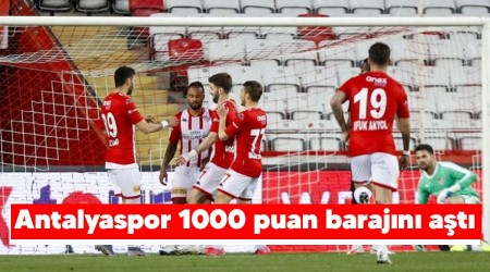 Antalyaspor 1000 puan barajn at