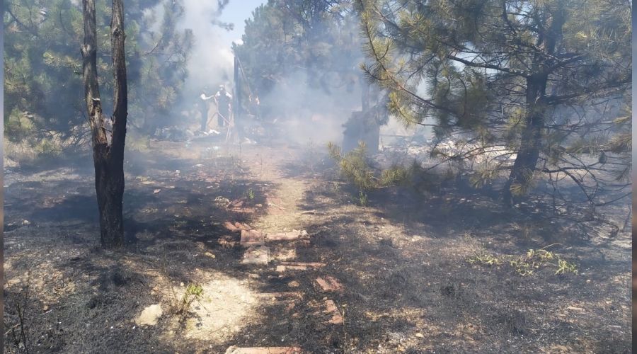 AO'de kan yangnda bir gzalt