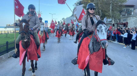 At sırtında İstiklal Yolu'nun 80 kilometrelik kısmı tamamlandı