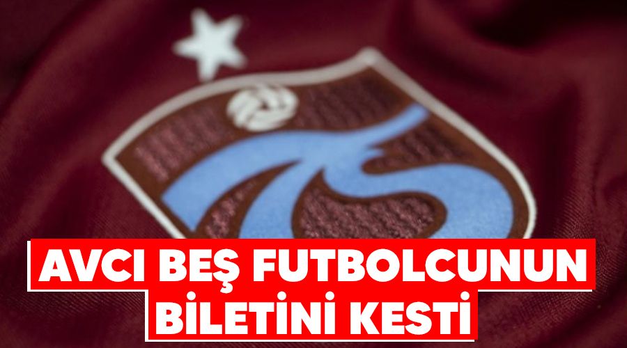 Avc� be� futbolcunun biletini kesti 