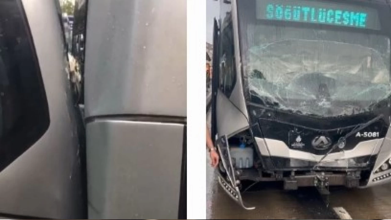 Avc�lar'da metrob�s kazas�: 2 yaral�