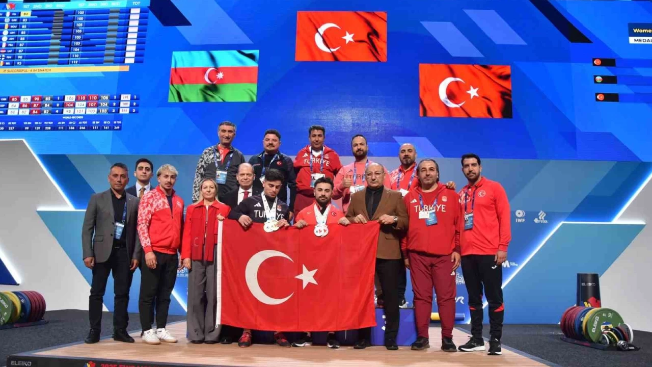 Avrupa Halter �ampiyonas�'nda 6 madalya