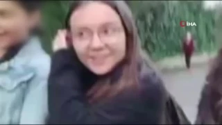 Ayser'in okul yolundaki g�r�nt�s� y�rek burktu