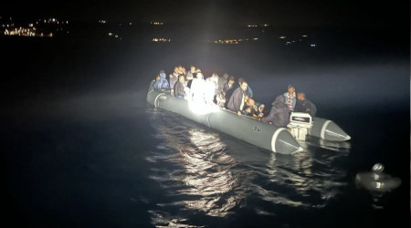 Ayvacık'ın dünkü kaçak göçmen bilançosu: 68
