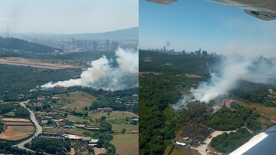 Beykoz'da yangınla ilgili 1 şüpheli yakalandı