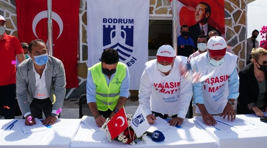 Bodrum'da i��i maa�lar� 4 bin liray� ge�ti