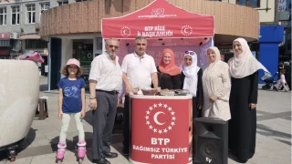 BTP Rize�de sahaya indi: Stant �al��mas� ve il divan toplant�s�