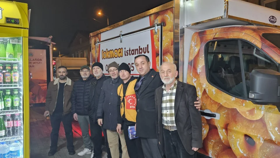 BTP Sar�yer�de vatanda�lara lokma ikram�nda bulundu