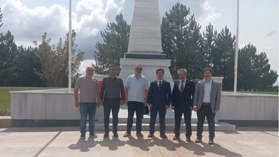 BTP Sivas �l Ba�kanl����ndan �ehitlik ziyareti, bas�n ve esnaf bulu�mas�