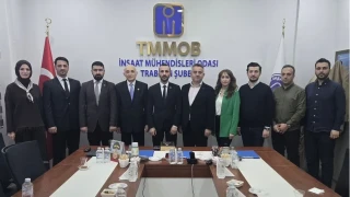 BTP Trabzon te�kilat�ndan �n�aat M�hendisleri Odas��na ziyaret