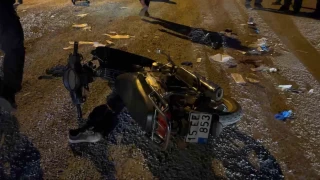 Burdur'daki kazada motosikletteki 2 ocuk ar yaraland