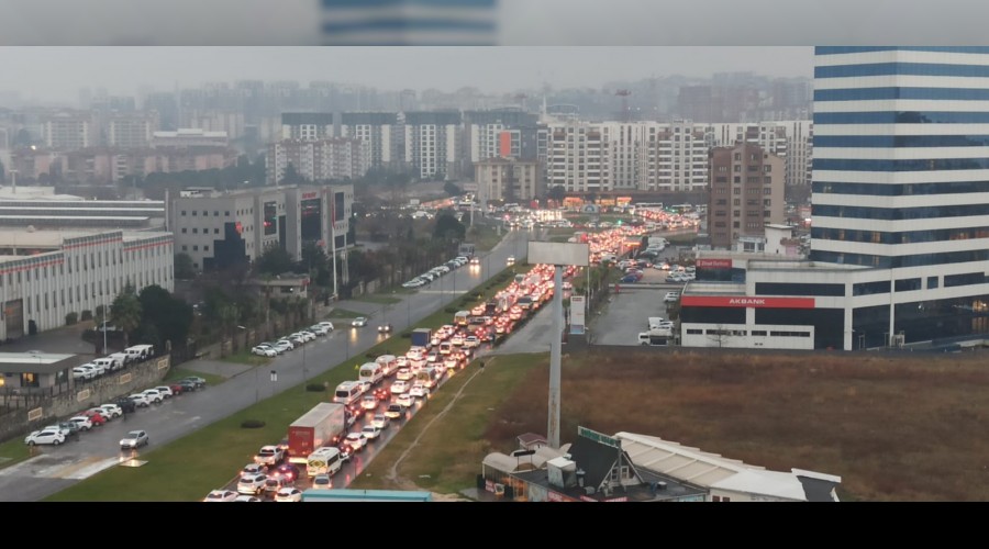Bursa'da trafik durdu