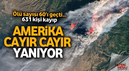 California'da 66 ölü, 631 kayıp