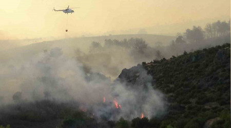 Çanakkale'deki orman yangınında 28 saat geride kaldı