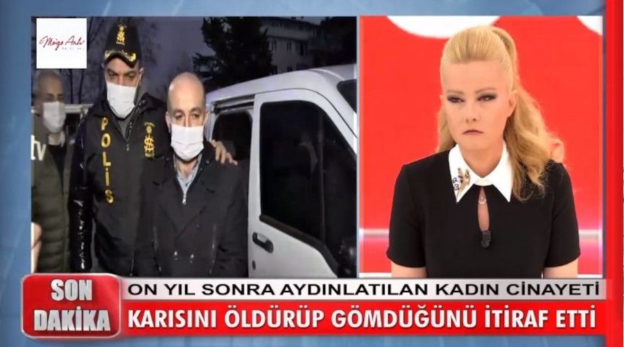 Canl� yay�nda kendisini ele verdi, 10 y�ll�k cinayet ayd�nland�