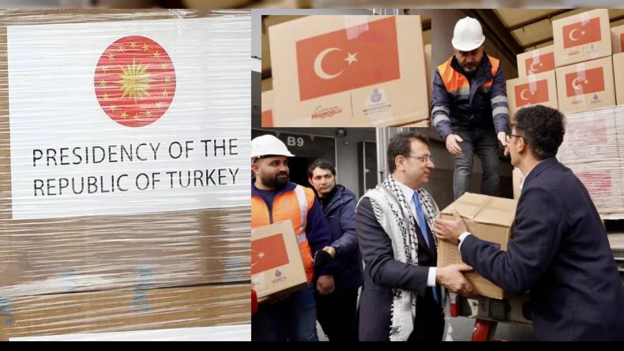 CHP'nin eleştirdiği şeyi bu kez İmamoğlu yaptı: Yardım kolilerine ismini yazdırdı