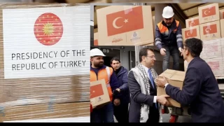 CHP'nin eleştirdiği şeyi bu kez İmamoğlu yaptı: Yardım kolilerine ismini yazdırdı