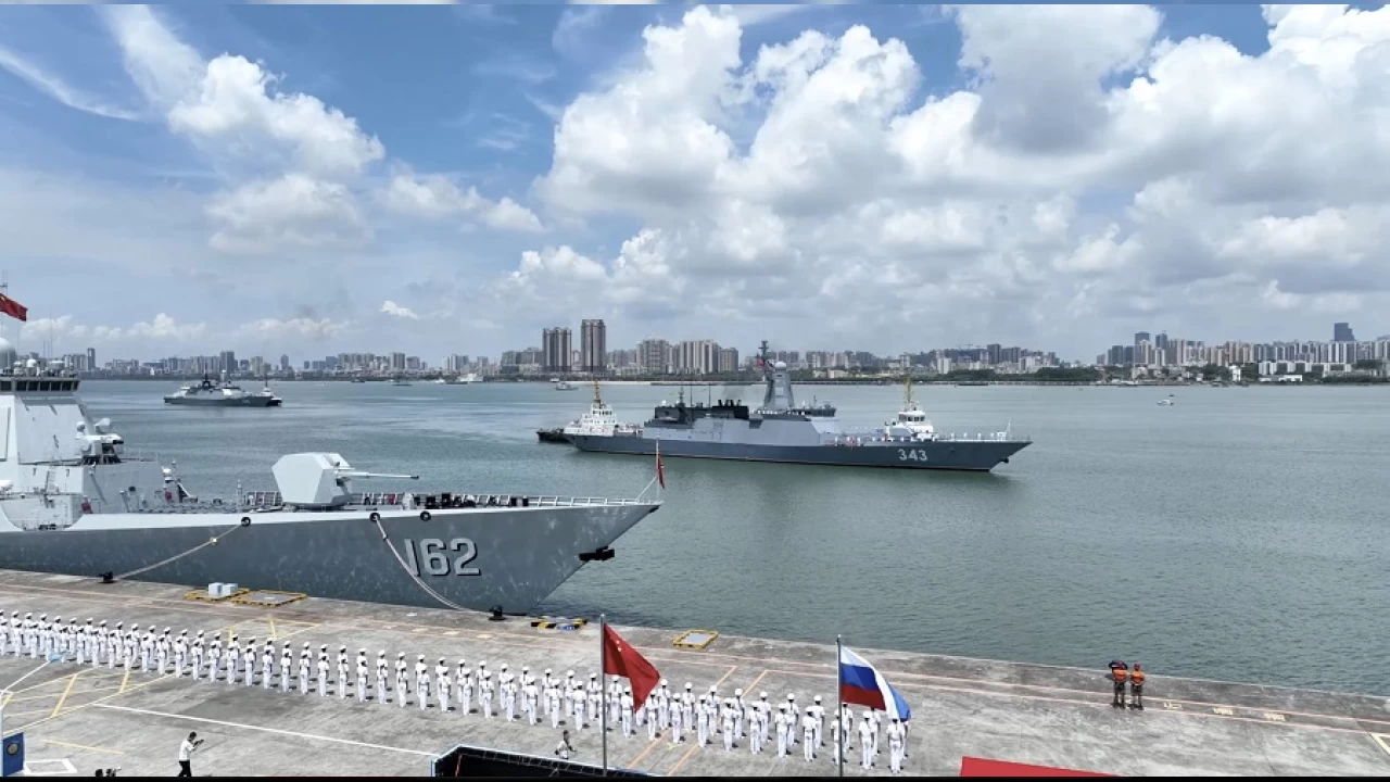 �in ve Rusya ortak deniz tatbikat�na ba�lad�