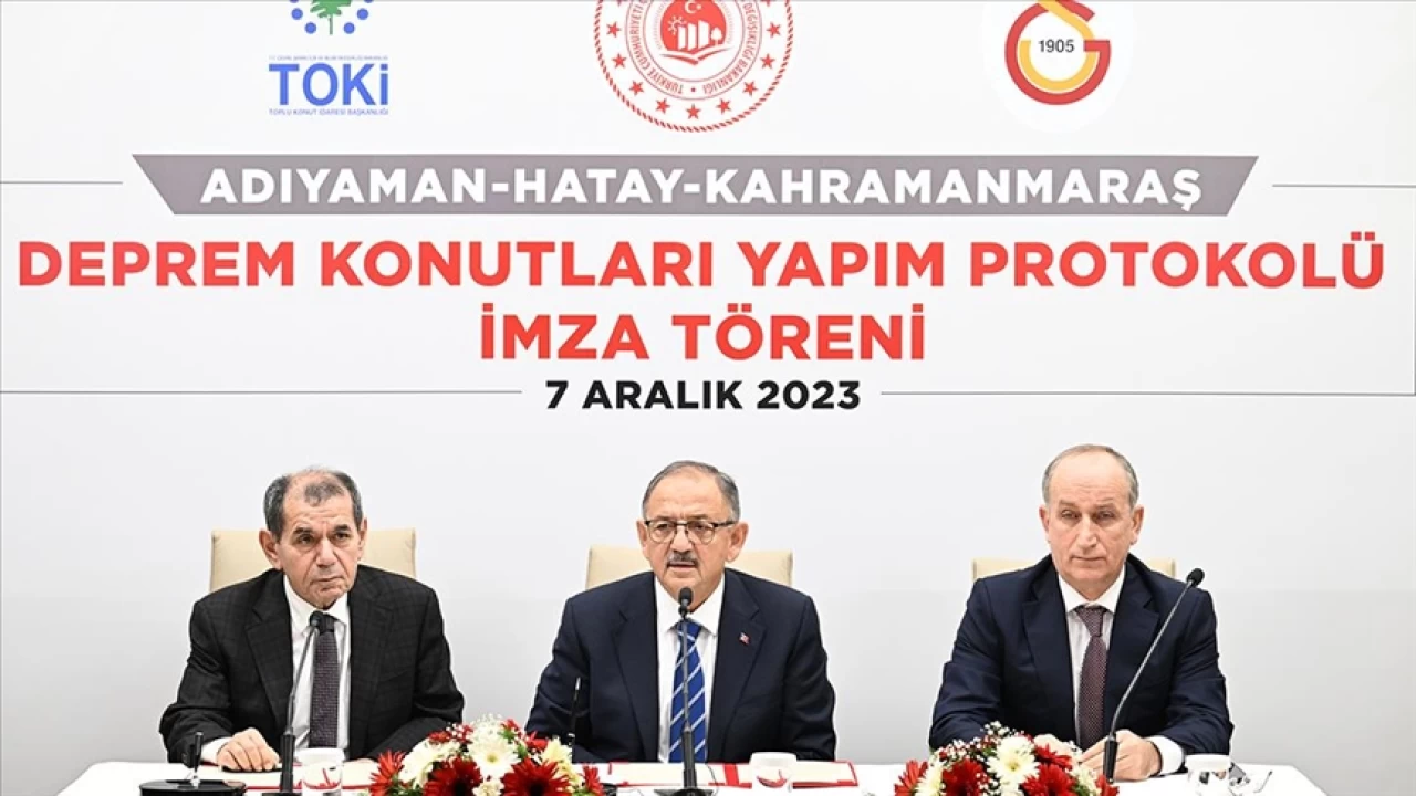 Deprem bölgesine G.Saray mahallesi kuruluyor