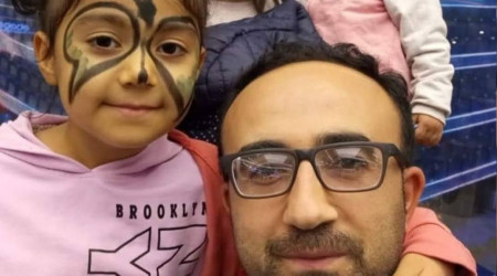 Depremde hayatn kaybeden baba ve kz defnedildi