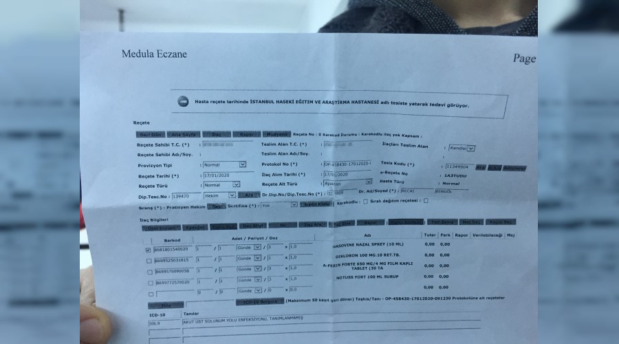 Eczanede vatanda�a b�y�k �ok!