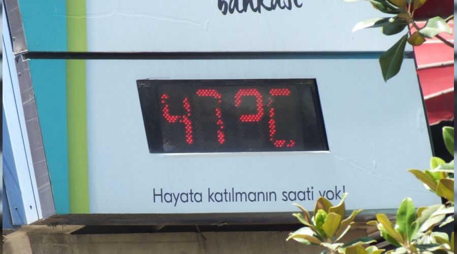 Elaz'da termometreler 47 dereceyi gsterdi