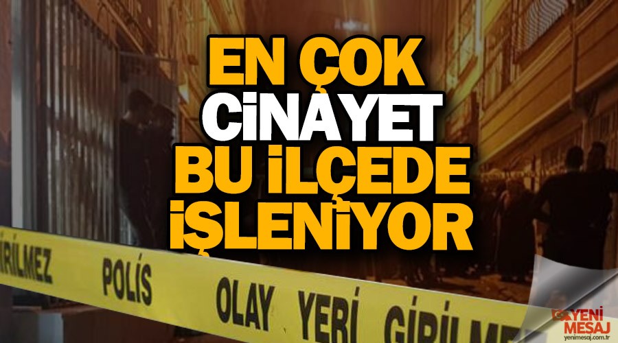 En çok cinayet Fatih'te işlendi