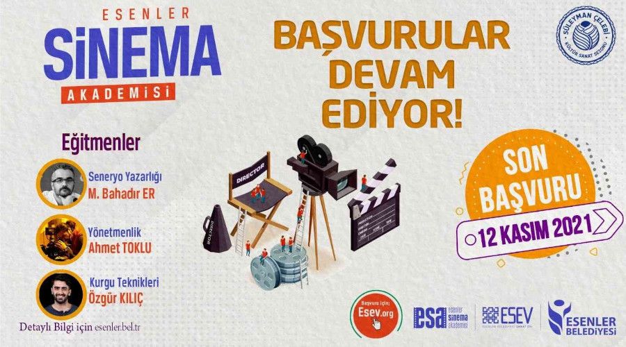 Esenler Sinema Akademisi ba�vurular� devam ediyor