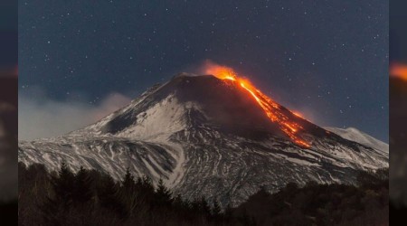 Etna yanardağı faaliyete geçti