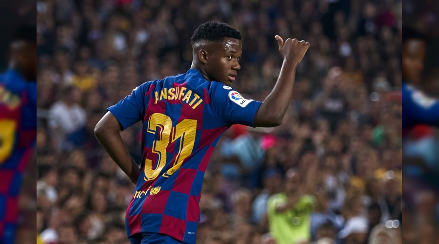 Fati Barcelona'da tarih yazdı