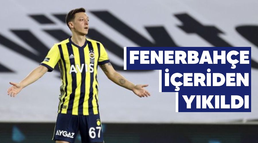 Fenerbah�e i�eriden y�k�ld�