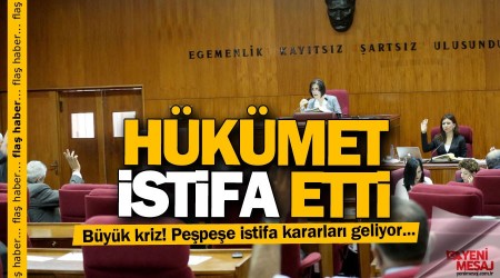 KKTC'de hkmet istifa etti