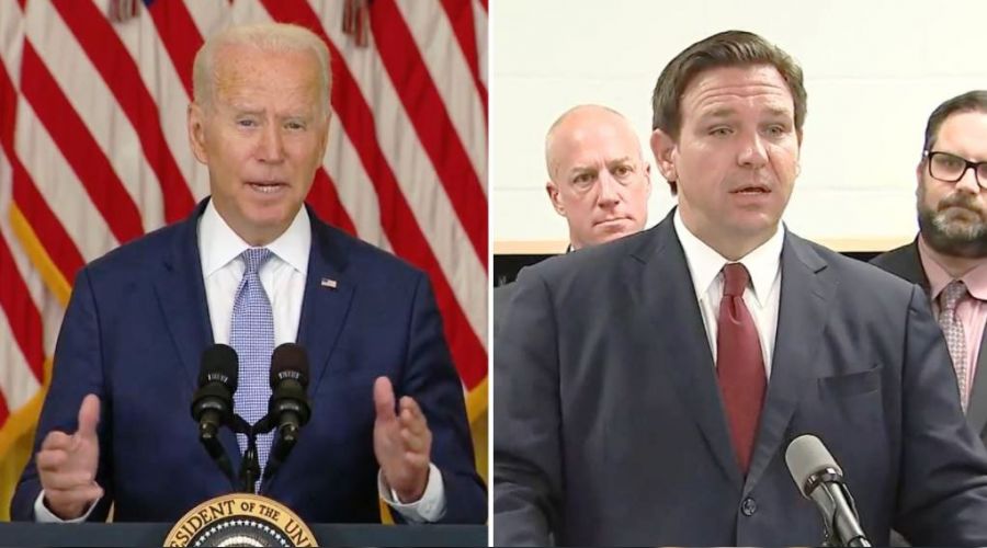 Florida Valisi, Joe Biden'a aşı davası açtı
