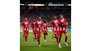 Galatasarayl Leroy Sane oyand Bayern Mnih kazand