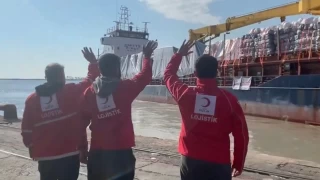 Gazze'ye yardım gemisi Mersin'den hareket etti