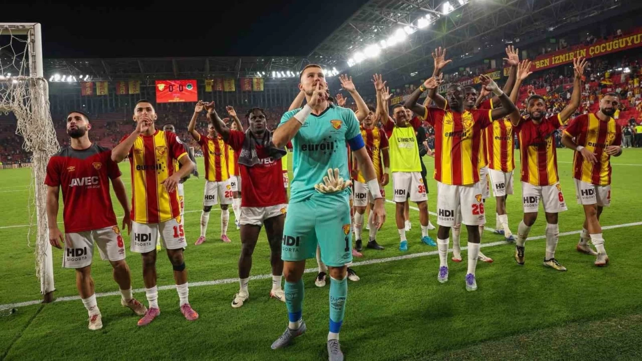 Göztepe Fenerbahçe karşısında göz doldurdu