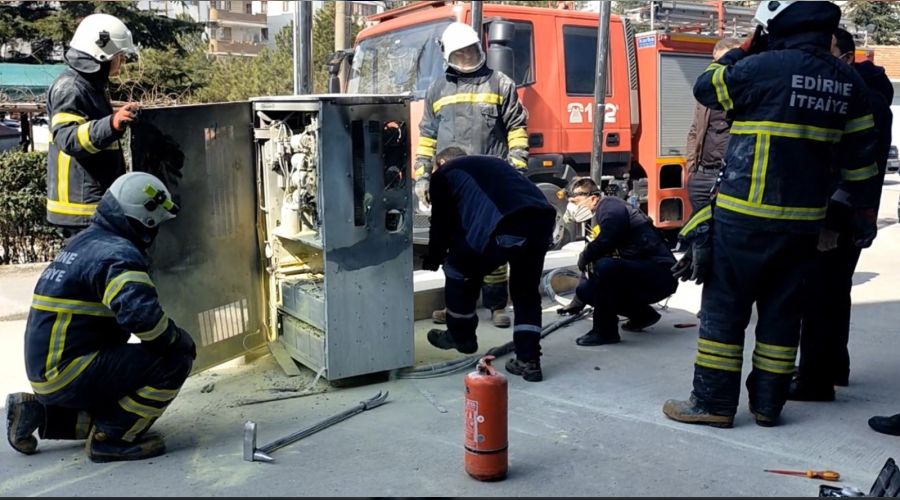 Hastanede yangın paniği