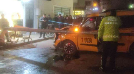 Hatay'da alkollü taksici ortalığı birbirine kattı